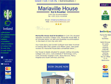 Tablet Screenshot of mariavillehouse.com